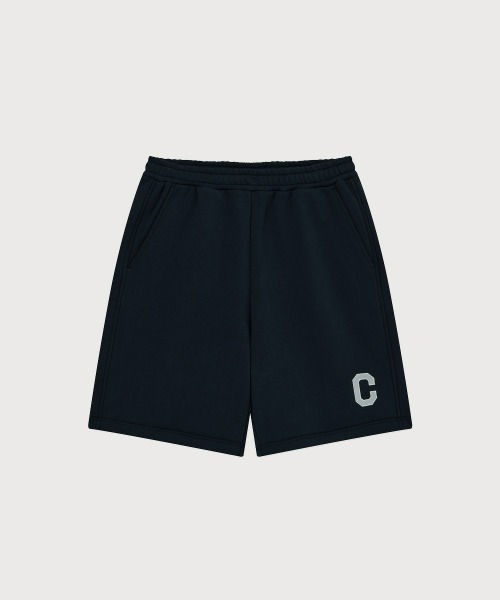 COVERNAT（カバーナット）の「C LOGO REGULAR SWEAT SHORTS（スウェットパンツ・メンズ・ブラック/杢グレー/ネイビー/パープル・X-SMALL/SMALL/MEDIUM/LARGE/X-LARGE/XX-LARGE）」の5枚目の写真
