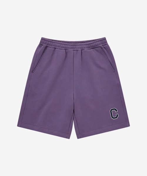 COVERNAT(カバーナット)の「C LOGO REGULAR SWEAT SHORTS(スウェットパンツ・メンズ・ブラック/杢グレー/ネイビー/パープル・X-SMALL/SMALL/MEDIUM/LARGE/X-LARGE/XX-LARGE)」の12枚目の写真