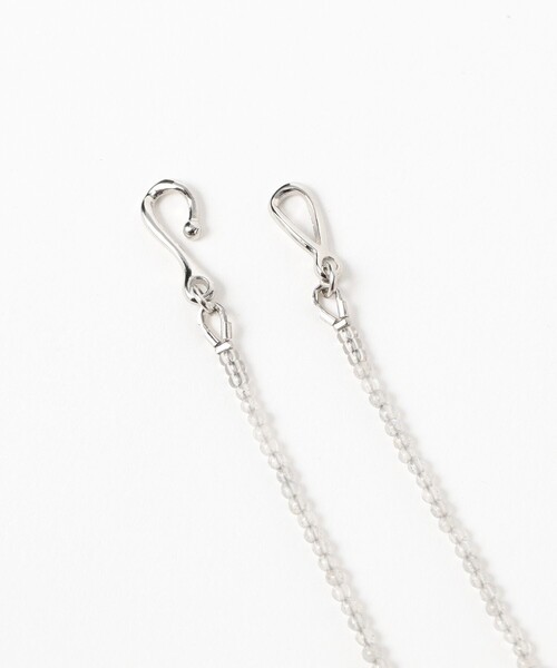 Ray BEAMS（レイビームス）の「プチ モチーフ ストーン ネックレス（ネックレス・レディース・ブラウン/グレー・ONE SIZE）」の4枚目の写真