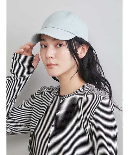 Mila Owen（ミラオーウェン）の「ポイントロゴ刺繍キャップ（キャップ・レディース・ネイビー/ミント/チャコールグレー/ピンク・F）」の2枚目の写真