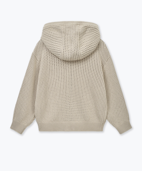 MUSINSA STANDARD KIDS（ムシンサスタンダードキッズ）の「クロシェニットフードパーカー [マッシュルーム]（ニット/セーター・レディース・その他・110/120/130/140/150/160）」の4枚目の写真