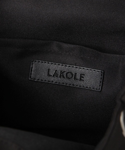 LAKOLE(ラコレ)の「マルチポケットミニリュック / 645234(バックパック/リュック・レディース・ブラウン/ブラック/ライトグレー・FREE)」の15枚目の写真