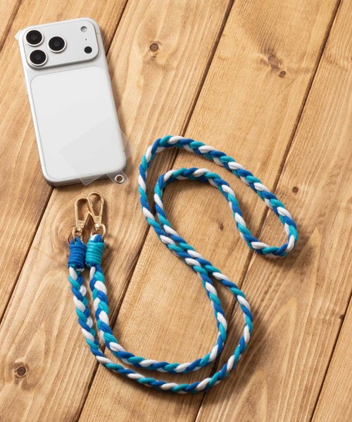 emonique（エモニーク）の「あみあみスマートフォン用ストラップ クリアストラップホルダー付（スマホグッズ・レディース・その他9/その他7/その他4/その他10/その他8/その他6/その他11/その他5/その他3/その他2/その他1・FREE）」の2枚目の写真