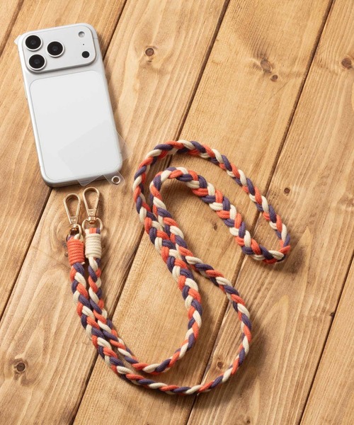 emonique（エモニーク）の「あみあみスマートフォン用ストラップ クリアストラップホルダー付（スマホグッズ・レディース・その他9/その他7/その他4/その他10/その他8/その他6/その他11/その他5/その他3/その他2/その他1・FREE）」の3枚目の写真