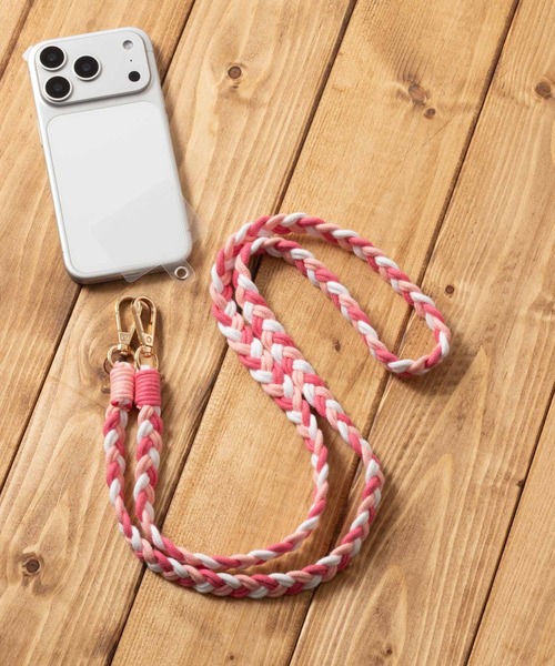 emonique（エモニーク）の「あみあみスマートフォン用ストラップ クリアストラップホルダー付（スマホグッズ・レディース・その他9/その他7/その他4/その他10/その他8/その他6/その他11/その他5/その他3/その他2/その他1・FREE）」の4枚目の写真