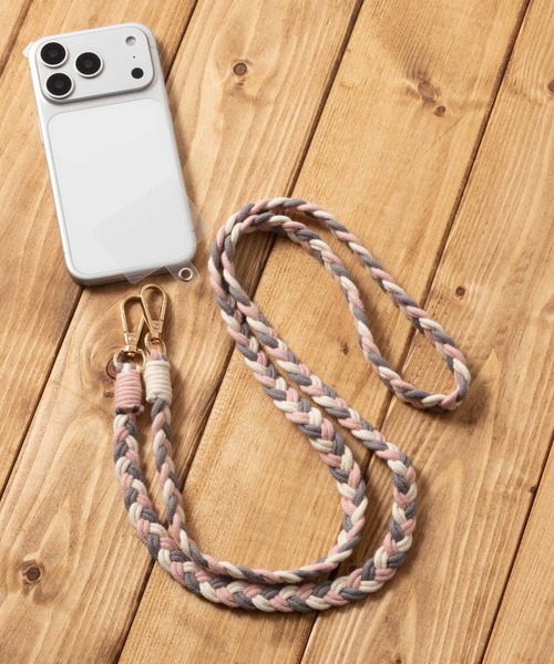 emonique（エモニーク）の「あみあみスマートフォン用ストラップ クリアストラップホルダー付（スマホグッズ・レディース・その他9/その他7/その他4/その他10/その他8/その他6/その他11/その他5/その他3/その他2/その他1・FREE）」の6枚目の写真