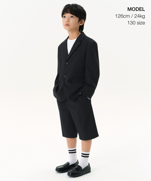 MUSINSA STANDARD KIDS（ムシンサスタンダードキッズ）の「ベーシックブレザー[ブラック]（ブルゾン・レディース・その他・110/120/130/140/150/160）」の13枚目の写真