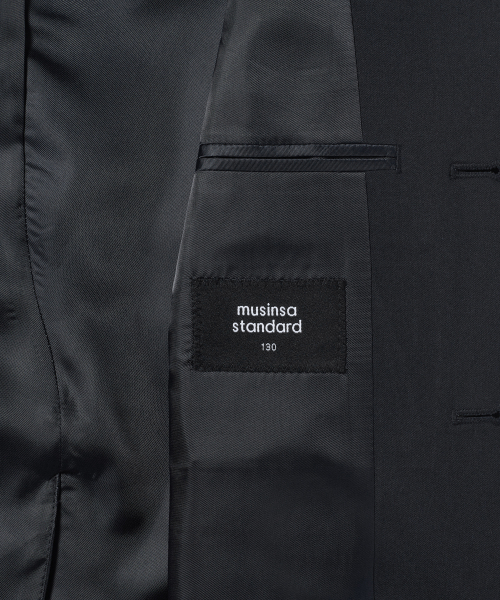 MUSINSA STANDARD KIDS（ムシンサスタンダードキッズ）の「ベーシックブレザー[ブラック]（ブルゾン・レディース・その他・110/120/130/140/150/160）」の7枚目の写真