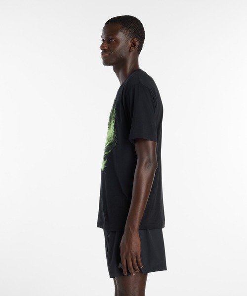 NEW BALANCE（ニューバランス）の「ボルテックスパフォーマンスTシャツ（Tシャツ/カットソー・メンズ・ライトパープル/ホワイト/ブラック・SMALL/MEDIUM/LARGE/X-LARGE/XX-LARGE）」の8枚目の写真