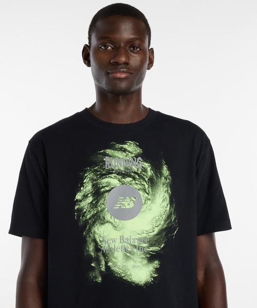 NEW BALANCE（ニューバランス）の「ボルテックスパフォーマンスTシャツ（Tシャツ/カットソー・メンズ・ライトパープル/ホワイト/ブラック・SMALL/MEDIUM/LARGE/X-LARGE/XX-LARGE）」の10枚目の写真