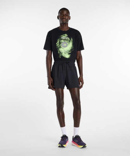 NEW BALANCE（ニューバランス）の「ボルテックスパフォーマンスTシャツ（Tシャツ/カットソー・メンズ・ライトパープル/ホワイト/ブラック・SMALL/MEDIUM/LARGE/X-LARGE/XX-LARGE）」の12枚目の写真
