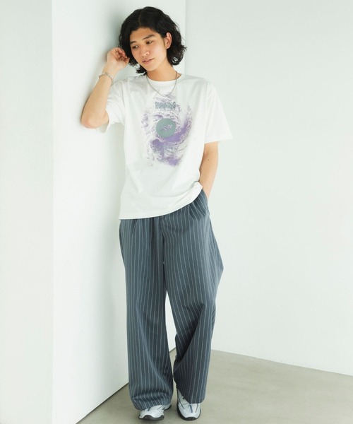 NEW BALANCE（ニューバランス）の「ボルテックスパフォーマンスTシャツ（Tシャツ/カットソー・メンズ・ライトパープル/ホワイト/ブラック・SMALL/MEDIUM/LARGE/X-LARGE/XX-LARGE）」の19枚目の写真