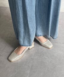 un dix cors（アンディコール）の「バックバンドスクエアパンプス（パンプス）」