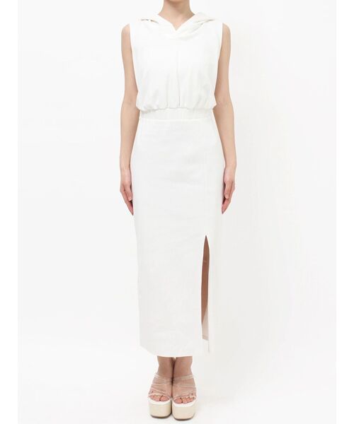 RESEXXY(リゼクシー)の「スウェットフーディワンピース(ワンピース・レディース・ブラック/ホワイト/グレー・FREE)」の12枚目の写真