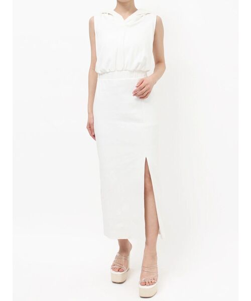 RESEXXY(リゼクシー)の「スウェットフーディワンピース(ワンピース・レディース・ブラック/ホワイト/グレー・FREE)」の21枚目の写真