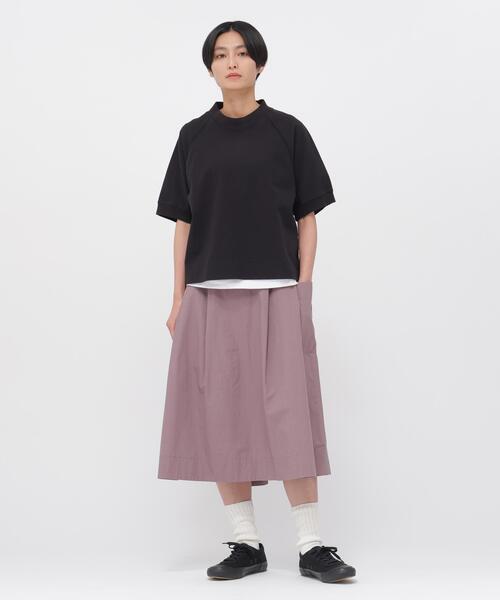 MHL.（エムエイチエル）の「WASHED COTTON POPLIN（スカート・レディース・ピンク系その他2/ダークブラウン・3/1/2/0）」の7枚目の写真