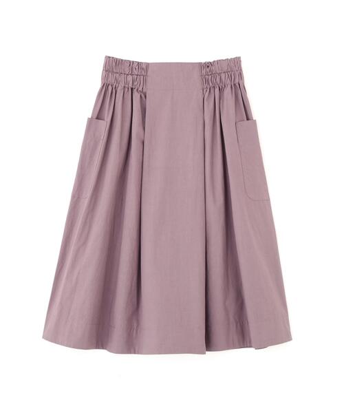 MHL.（エムエイチエル）の「WASHED COTTON POPLIN（スカート・レディース・ピンク系その他2/ダークブラウン・3/1/2/0）」の10枚目の写真