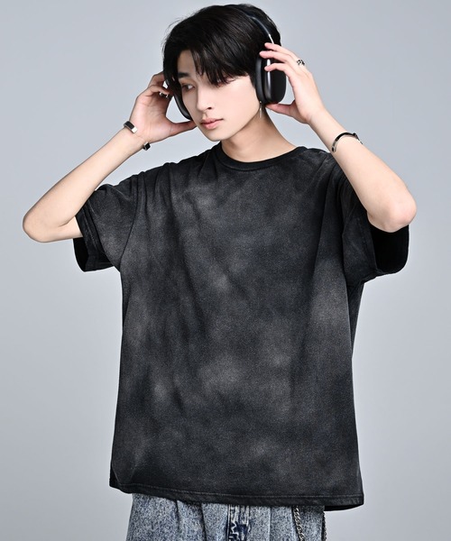 ADRER（アドラー）の「Fade / Gradation Oversize Tee ／ フェード / グラデーション オーバーサイズT（Tシャツ/カットソー・メンズ・グレー系1/ブラック系1/ライトグレー系1/ブラック系2・L/M/S/XS）」の17枚目の写真