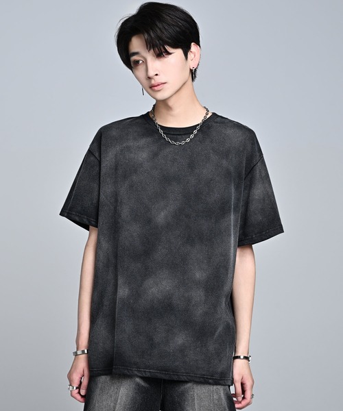ADRER（アドラー）の「Fade / Gradation Oversize Tee ／ フェード / グラデーション オーバーサイズT（Tシャツ/カットソー・メンズ・グレー系1/ブラック系1/ライトグレー系1/ブラック系2・L/M/S/XS）」の20枚目の写真