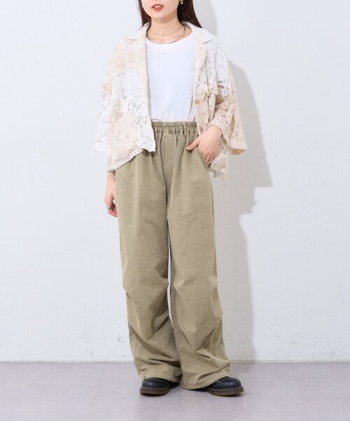 etsinta（エシンタ）の「【etsinta】パラシュートパンツ（その他パンツ・レディース・カーキ/イエロー/ネイビー・ONE SIZE）」の5枚目の写真