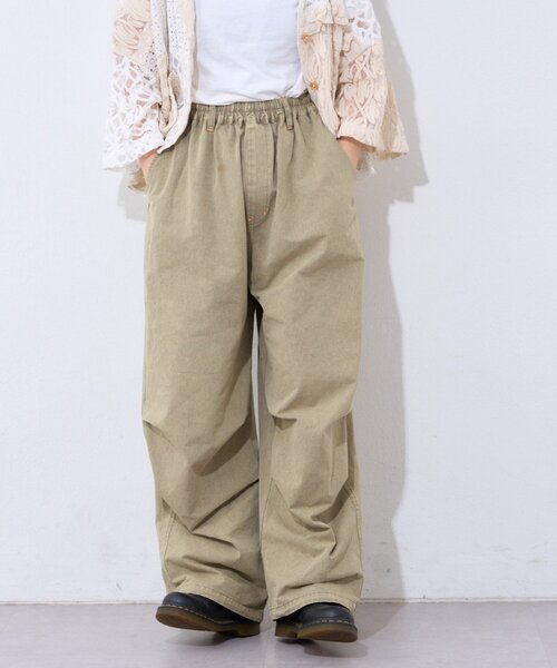 etsinta（エシンタ）の「【etsinta】パラシュートパンツ（その他パンツ・レディース・カーキ/イエロー/ネイビー・ONE SIZE）」の9枚目の写真