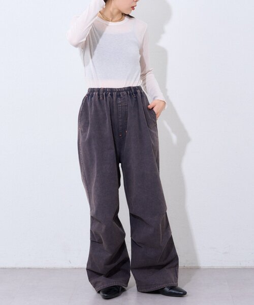 etsinta（エシンタ）の「【etsinta】パラシュートパンツ（その他パンツ・レディース・カーキ/イエロー/ネイビー・ONE SIZE）」の14枚目の写真