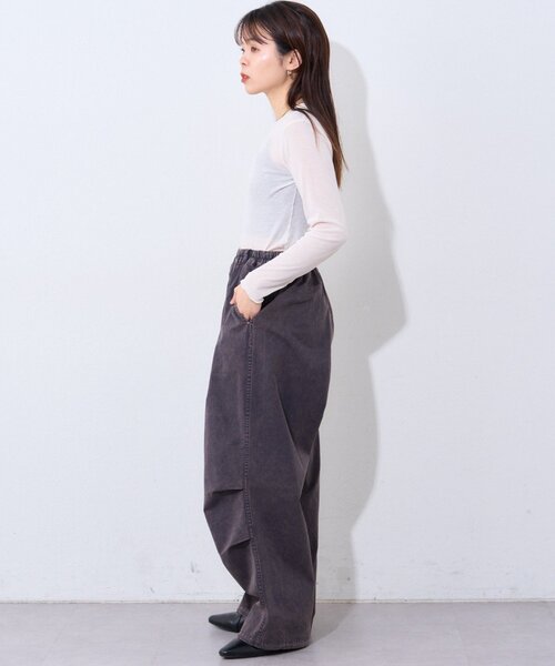 etsinta（エシンタ）の「【etsinta】パラシュートパンツ（その他パンツ・レディース・カーキ/イエロー/ネイビー・ONE SIZE）」の15枚目の写真