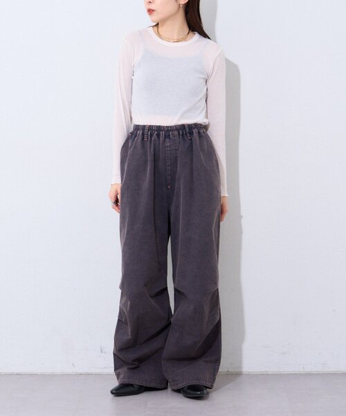 etsinta（エシンタ）の「【etsinta】パラシュートパンツ（その他パンツ・レディース・カーキ/イエロー/ネイビー・ONE SIZE）」の16枚目の写真