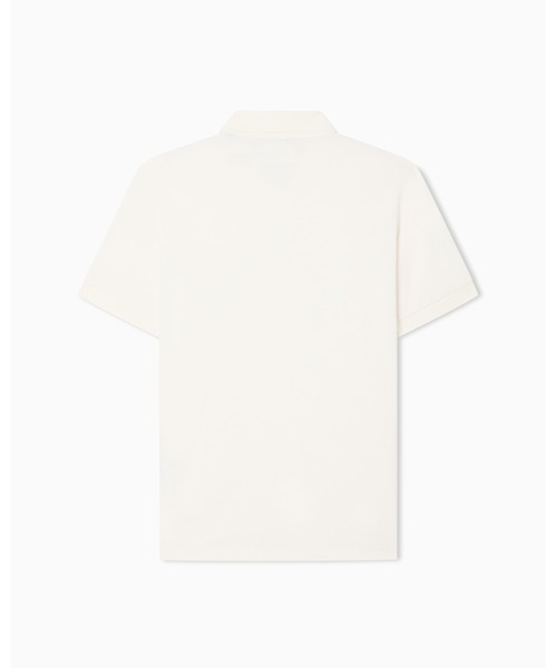 ARMANI EXCHANGE（アルマーニエクスチェンジ）の「【A|X アルマーニ エクスチェンジ】WE AXロゴパッチ 半袖ポロシャツ/SLIM（ポロシャツ・メンズ・ホワイト/ダークネイビー・X-LARGE/LARGE/MEDIUM/SMALL/XX-LARGE/X-SMALL）」の6枚目の写真