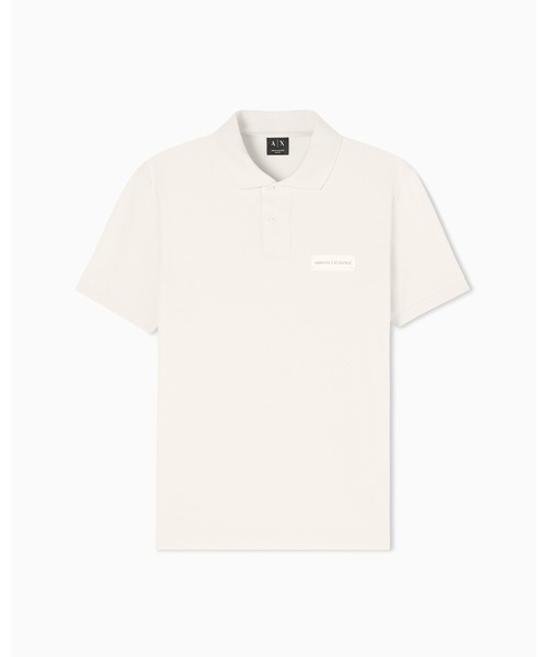 ARMANI EXCHANGE(アルマーニエクスチェンジ)の「【A|X アルマーニ エクスチェンジ】WE AXロゴパッチ 半袖ポロシャツ/SLIM(ポロシャツ・メンズ・ホワイト/ダークネイビー・X-LARGE/LARGE/MEDIUM/SMALL/XX-LARGE/X-SMALL)」の13枚目の写真