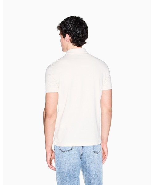 ARMANI EXCHANGE(アルマーニエクスチェンジ)の「【A|X アルマーニ エクスチェンジ】WE AXロゴパッチ 半袖ポロシャツ/SLIM(ポロシャツ・メンズ・ホワイト/ダークネイビー・X-LARGE/LARGE/MEDIUM/SMALL/XX-LARGE/X-SMALL)」の10枚目の写真