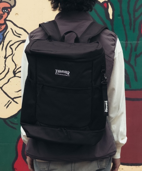 セール】BOX SACK BACKPACK 30L/THRASHER スラッシャー ボックス型