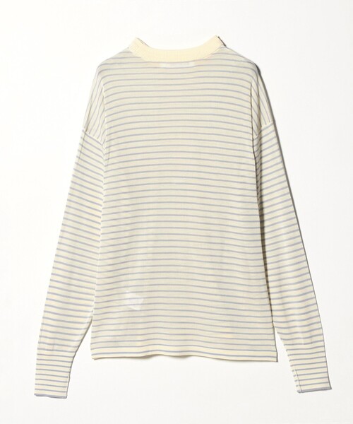 UNITED ARROWS & SONS（ユナイテッドアローズアンドサンズ）の「＜SandWaterr＞ RESEARCHED SWEATER/ニット（ニット/セーター・メンズ・ブラック/オフホワイト・2/1）」の3枚目の写真