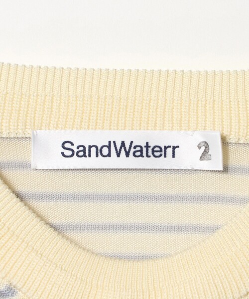 UNITED ARROWS & SONS（ユナイテッドアローズアンドサンズ）の「＜SandWaterr＞ RESEARCHED SWEATER/ニット（ニット/セーター・メンズ・ブラック/オフホワイト・2/1）」の10枚目の写真