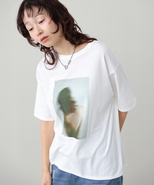 Bab（バブ）の「【UVカット/接触冷感】選べる　フォトプリントＴシャツ（Tシャツ/カットソー・レディース・B/C/A・FREE）」の4枚目の写真
