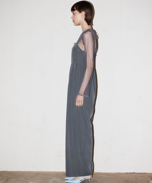 ボリュームチュールオールインワンドレス / volume tulle all in one