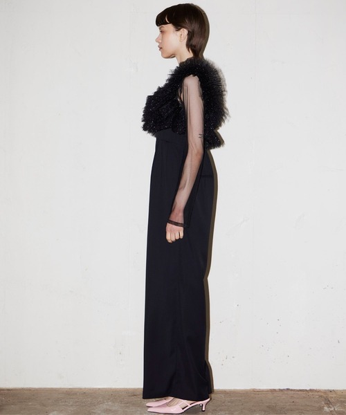 ボリュームチュールオールインワンドレス / volume tulle all in one