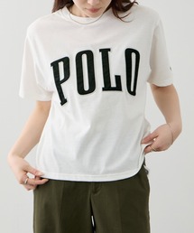 POLO BCS フロントロゴ ツイルワッペン クロップドTシャツ