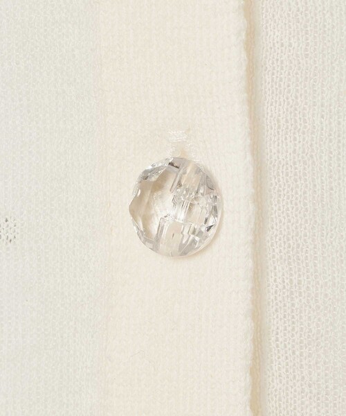 ANAYI（アナイ）の「ビジュードットシアー プルオーバー（ニット/セーター・レディース・ネイビー/ベージュ/トップグレー/ホワイト・38/36）」の6枚目の写真