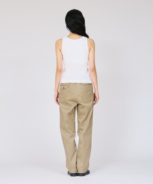 HANES(ヘインズ)の「Hanes(ヘインズ)originals アメリカンスリーブ リブブラトップ タンクトップ カップ付き(タンクトップ・レディース・ブラウン/ホワイト/ブラック・FREE)」の12枚目の写真