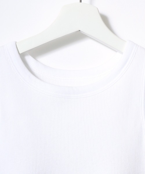 HANES(ヘインズ)の「Hanes(ヘインズ)originals アメリカンスリーブ リブブラトップ タンクトップ カップ付き(タンクトップ・レディース・ブラウン/ホワイト/ブラック・FREE)」の18枚目の写真