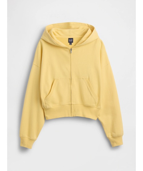 GAP(ギャップ)の「ヴィンテージソフト フレンチテリー ジップアップパーカー(パーカー・レディース・イエロー/ライトピンク/ブルー/グレー/ピンク・XS/S/M/L/XL/XXS)」の10枚目の写真