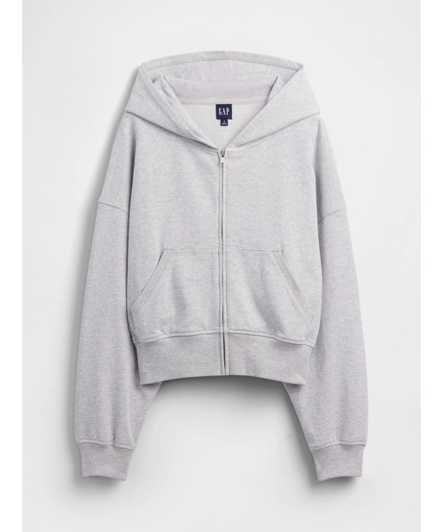 GAP(ギャップ)の「ヴィンテージソフト フレンチテリー ジップアップパーカー(パーカー・レディース・イエロー/ライトピンク/ブルー/グレー/ピンク・XS/S/M/L/XL/XXS)」の6枚目の写真