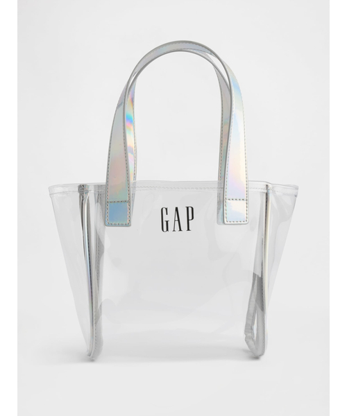 GAP（ギャップ）の「ゼリー GAPロゴ トートバッグ（トートバッグ・キッズ・クリア/ピンク・ONE SIZE）」の2枚目の写真