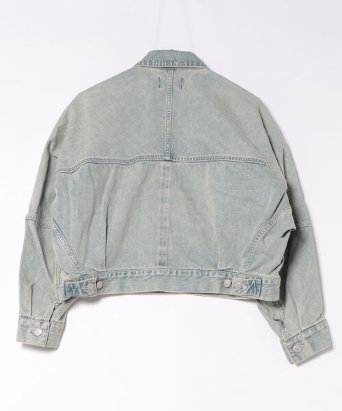 beautiful people（ビューティフルピープル）の「beautiful people selvedge denim o/d no shoulder blouson（デニムジャケット・レディース・ベージュ・FREE）」の5枚目の写真