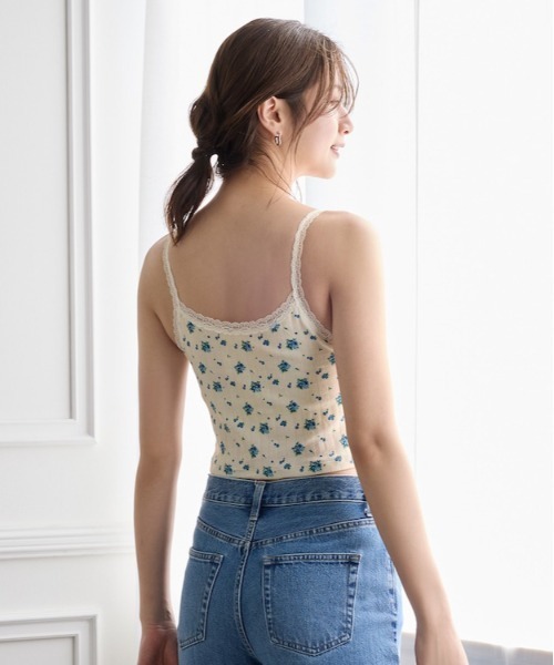 AMOSTYLE BY Triumph（アモスタイルバイトリンプ）の「見せKawaインナー ブラトップ AMST1550 B.Top JX（その他アンダーウェア/インナー・レディース・バイオレット/ホワイト×ブルー/ホワイト×レッド・M/L）」の5枚目の写真