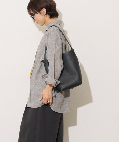 JOURNAL STANDARD relume(ジャーナルスタンダード レリューム)の「No.66フレンチリネンオーバーサイズシャツ(シャツ/ブラウス・レディース・ブラック/チョコ/ブラウン/ベージュ・FREE)」の15枚目の写真