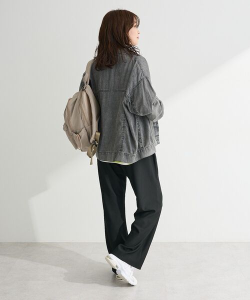 Green　Parks（グリーンパークス）の「シアーデニムシャツGジャン（シャツ/ブラウス・レディース・インディゴブルー/ライトインディゴブルー/ブラック・FREE）」の19枚目の写真