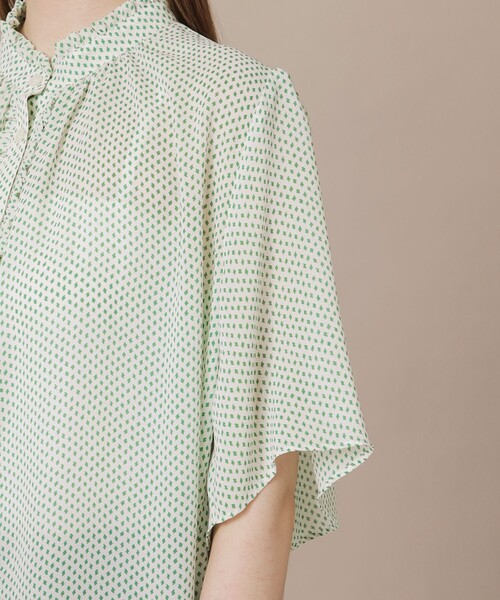 MACKINTOSH LONDON(マッキントッシュ ロンドン)の「【WEB・一部店舗限定】フラグメントプリントブラウス(シャツ/ブラウス・レディース・オフホワイト/ブラック・38/40)」の8枚目の写真