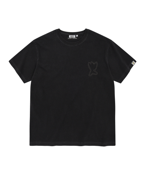 Wacky WiLLy(ワッキーウィリー)の「デニムライク半袖Tシャツブラック(Tシャツ/カットソー・レディース・その他・MEDIUM/LARGE/SMALL/X-LARGE)」の1枚目の写真